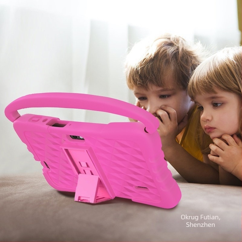 V88 7-inčni dječji tablet s crtanim dizajnom, Wi‑Fi, otporan na padove, obrazovni tablet