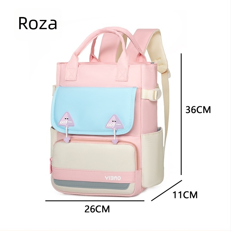Dvostruko funkcionalan dječji ruksak za dopunske lekcije, za osnovnu školu, prozračan, vodootporan, ultra lagan, Oxford platno, unisex