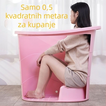Plastična kada za odrasle - sklopiva kada za stopala i kanta za kupanje za kućnu uporabu