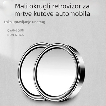 Iron Dragon auto retrovizor – okruglog oblika, HD široko vidno polje, ogledalo za mrtvi kut, 2-u-1 dvostruko ogledalo