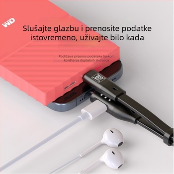 Type-C na Type-C OTG adapter kabel, visokou brzine, univerzalni C-port, kompatibilan s Type-C mobitelima i tabletima