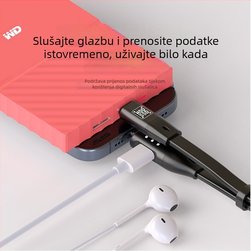 Type-C na Type-C OTG adapter kabel, visokou brzine, univerzalni C-port, kompatibilan s Type-C mobitelima i tabletima