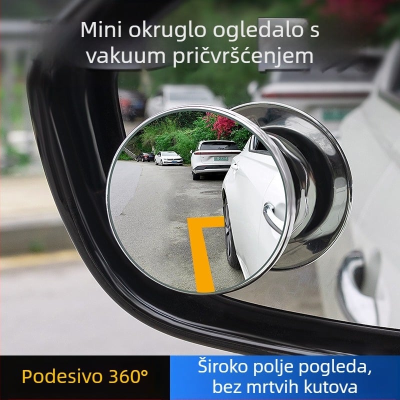 And Horse auto retrovizor – mala kružna dopuna ogledala za mrtve kutove, s usisnom čašicom