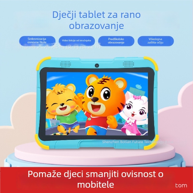 AI tablet za učenje s Androidom, 1,33 GHz jednojezgreni procesor, SSD 16 GB, IPS zaslon, Wi-Fi