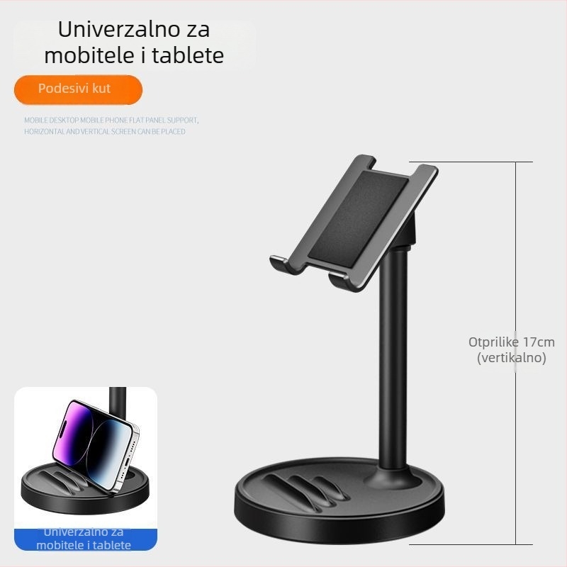 Držač za telefon/tablet s zračnim jastukom, plastični, IP stil, bez prilagođavanja