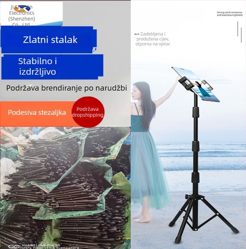 Podni držač za tablete s podiznim mehanizmom, kompatibilan s iPad Pro