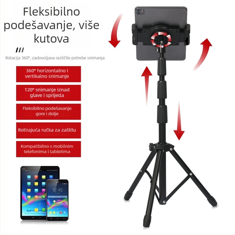 Podni držač za tablete s podiznim mehanizmom, kompatibilan s iPad Pro