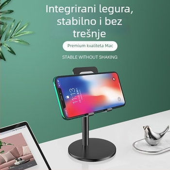 Stolni nositelj za telefon i tablet - izvučen, preklopiv, izdržljiv aluminijski spoj, model YYS380