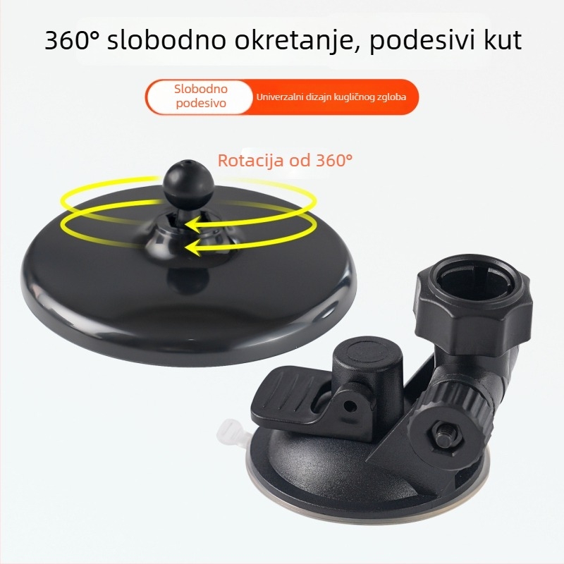 Zadnji retrovizor za električni tricikl s usisnom čašicom, veliko vidno polje, konveksno kružno pomoćno ogledalo, univerzalno za četiri kotača