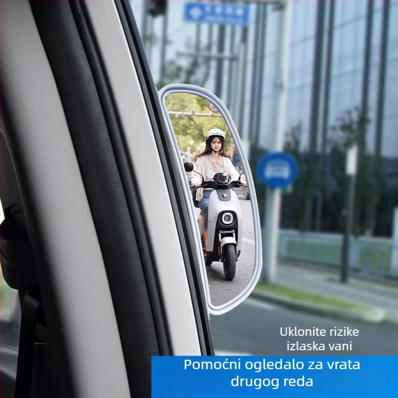 Auto retrovizor sa širokim kutom pogleda, ogledalo mrtvog ugla, podesivi kut i pomoćno ogledalo