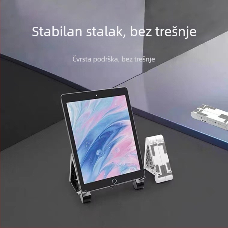 Stolna držač – višefunkcijski držač za telefon i tablet, plastika, opća kompatibilnost, mogućnost prilagodbe