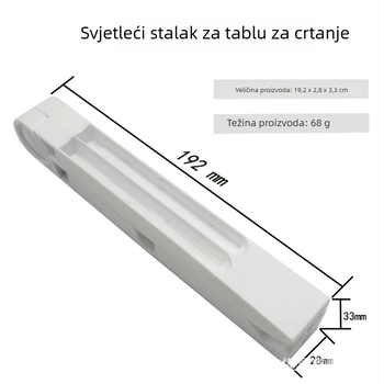 LED osvijetljeni držač za tablet – sklopivi nosač, model YH-06, prozirna akrilna ploča