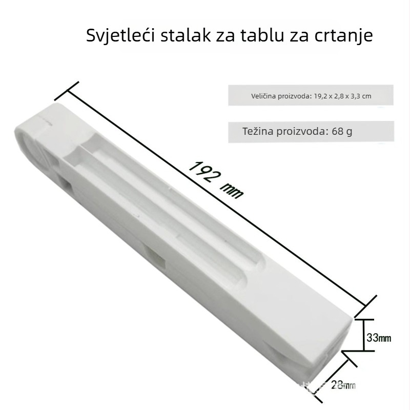 LED osvijetljeni držač za tablet – sklopivi nosač, model YH-06, prozirna akrilna ploča