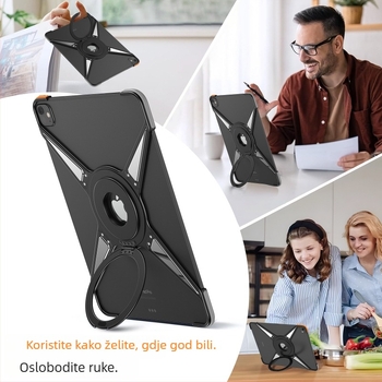 Stalak za tablet od 12,9 inča, metalni, 360° rotacija, prenosan, kreativan, minimalističan