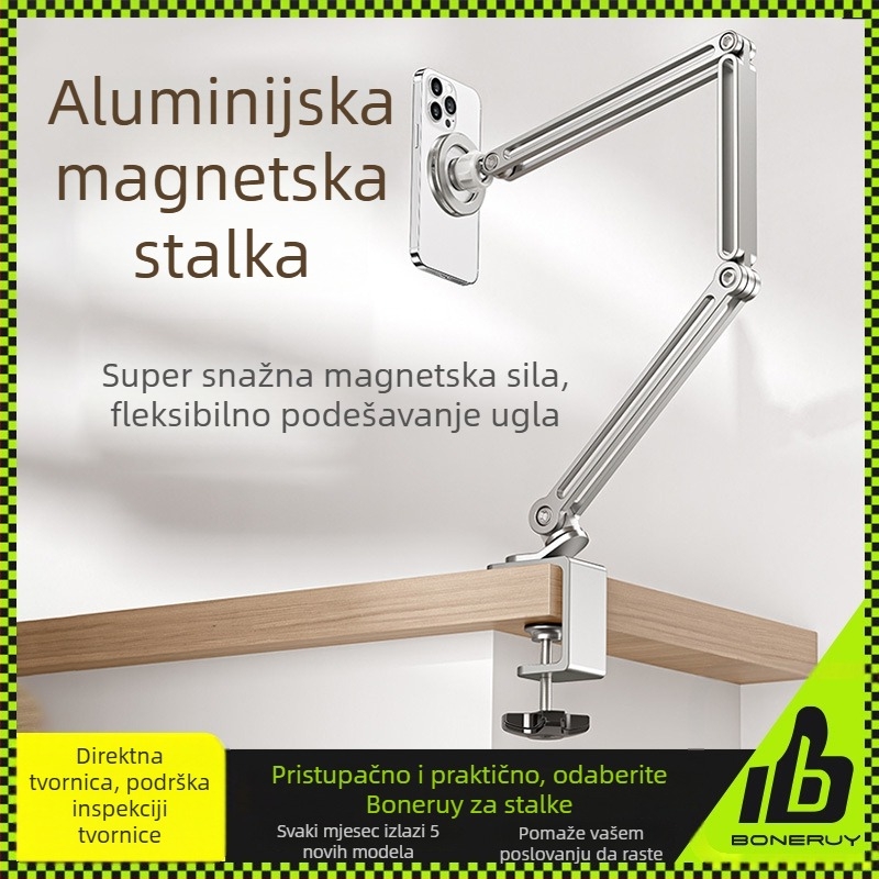 Stalak za tablet – sklopivi, 360° cantilever, model Z67; kompatibilan s iPad/iPhone serijama; OEM obrada