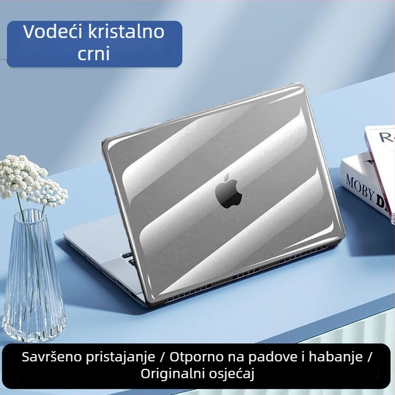 Prozirni zaštitni kućište za MacBook Air 13/15 i MacBook Pro 16, 14-inčni prijenosnik, model M3, skup 13,6-inča