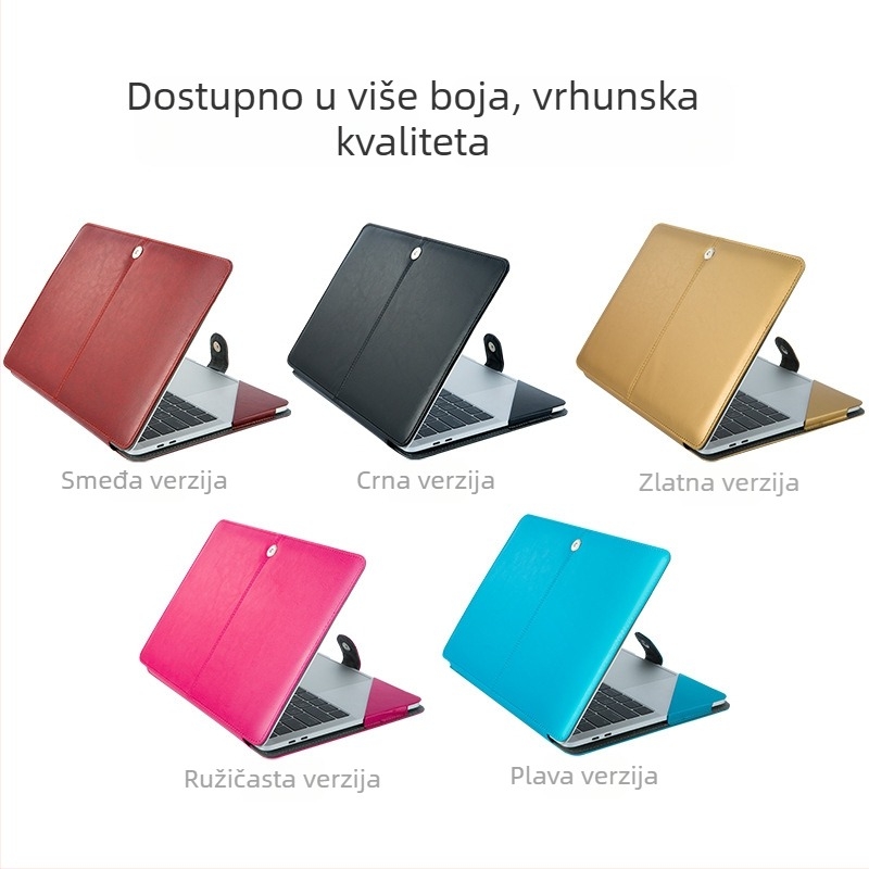 Zaštitna futrola za MacBook Air i Pro, PU kožna futrola za 11/13/15 inča