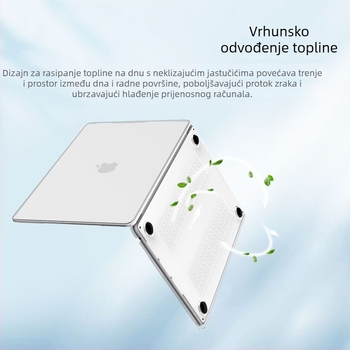 Prozirni zaštitni kućište za Apple MacBook Air, 13–14 inča