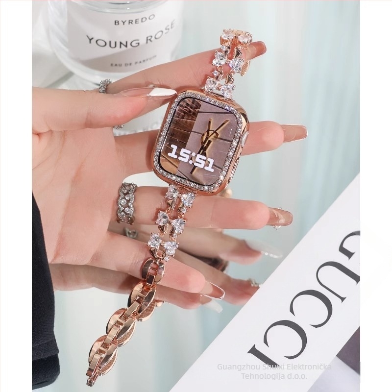 Metalni kaiš za Apple Watch – modni stil, kopča, kompatibilan s širinama 14/18/20/22 mm