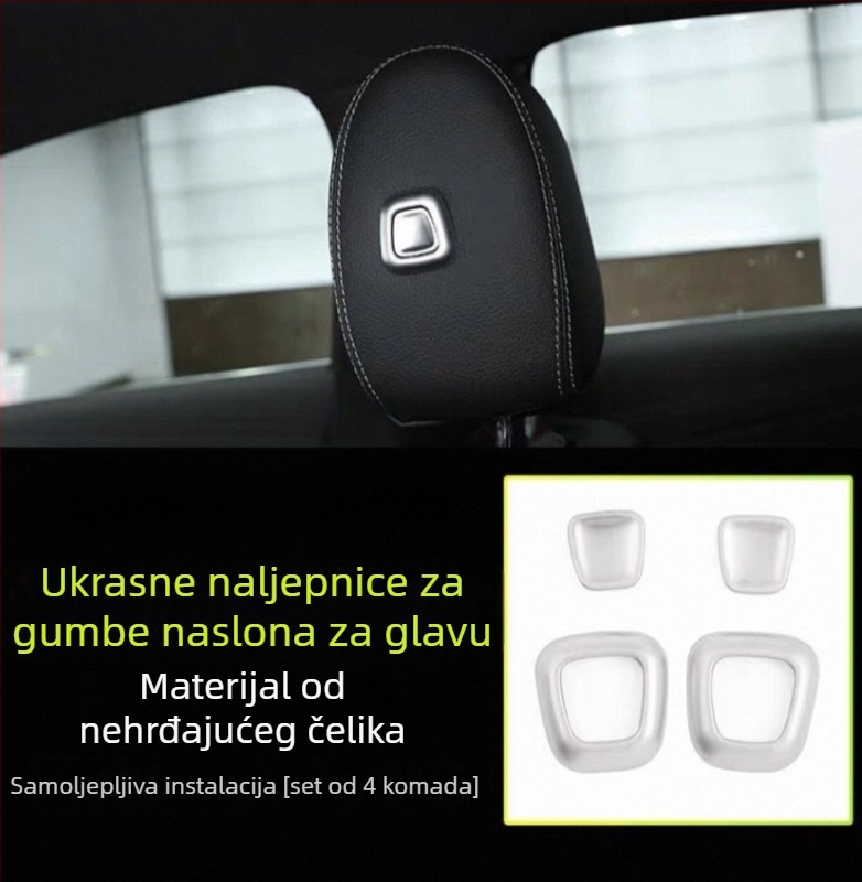 SNBLO naljepnica gumba središnje kontrole za Mercedes-Benz GLB220, GLA200, EQB260, GLE350, GLS450 | Model: Gumb miša | Materijal: Drugi