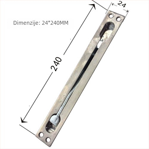 Središnji upravljački zasun za vrata od nehrđajućeg čelika, model YX-8036, moderni stil