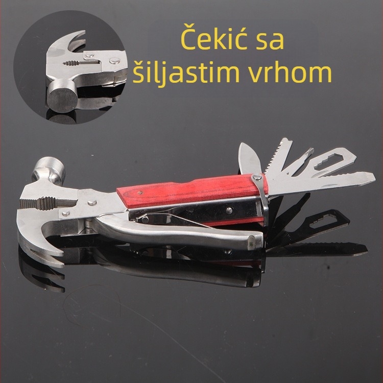 Automobilski čekić za spašavanje s više funkcija — čelik, 450 g, Marka: Drugo, Mogućnost prilagodbe