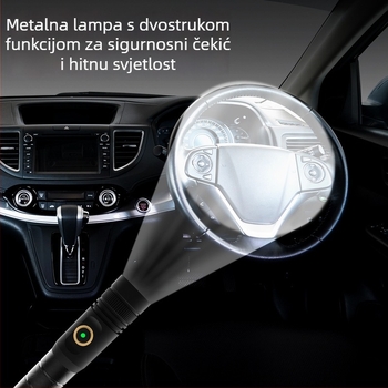 Auto sigurnosni čekić za razbijanje stakla i rezač pojasa – višenamjenski hitni alat