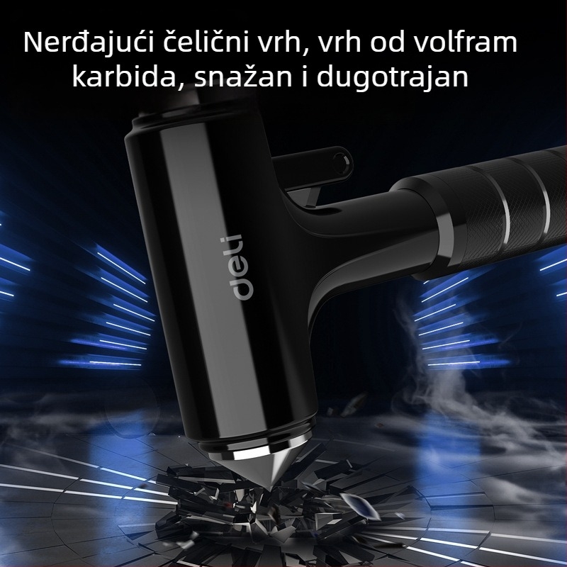 Auto sigurnosni čekić za razbijanje stakla i rezač pojasa – višenamjenski hitni alat