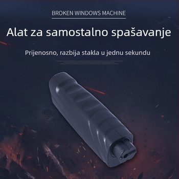 Auto razbijač prozora i rezač pojasa – 2-u-1 sigurnosni čekić, ABS, 17,5 g, Cheng ding