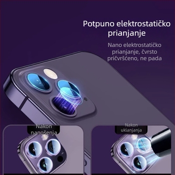Kaljeno staklo zaštita objektiva za iPhone 15 Pro Max i iPhone 14 Pro