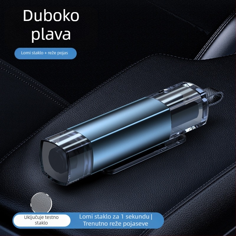 Auto sigurnosni čekić za razbijanje stakla, aluminijska legura + PC, podvodna hitna uporaba, težina 100 g, marka RUNDONG AUTO ACCESSORIES