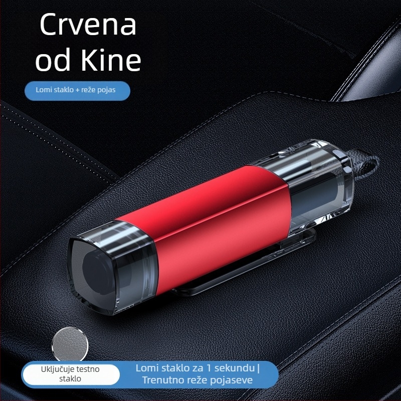 Auto sigurnosni čekić za razbijanje stakla, aluminijska legura + PC, podvodna hitna uporaba, težina 100 g, marka RUNDONG AUTO ACCESSORIES