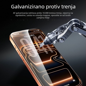 Staklena zaštita zaslona za iPhone 17, potpuno prekrivanje za iPhone 16, HD zaštita privatnosti za iPhone 15, dvostruko elektroplata zaštita zaslona za iPhone 13 Pro Max