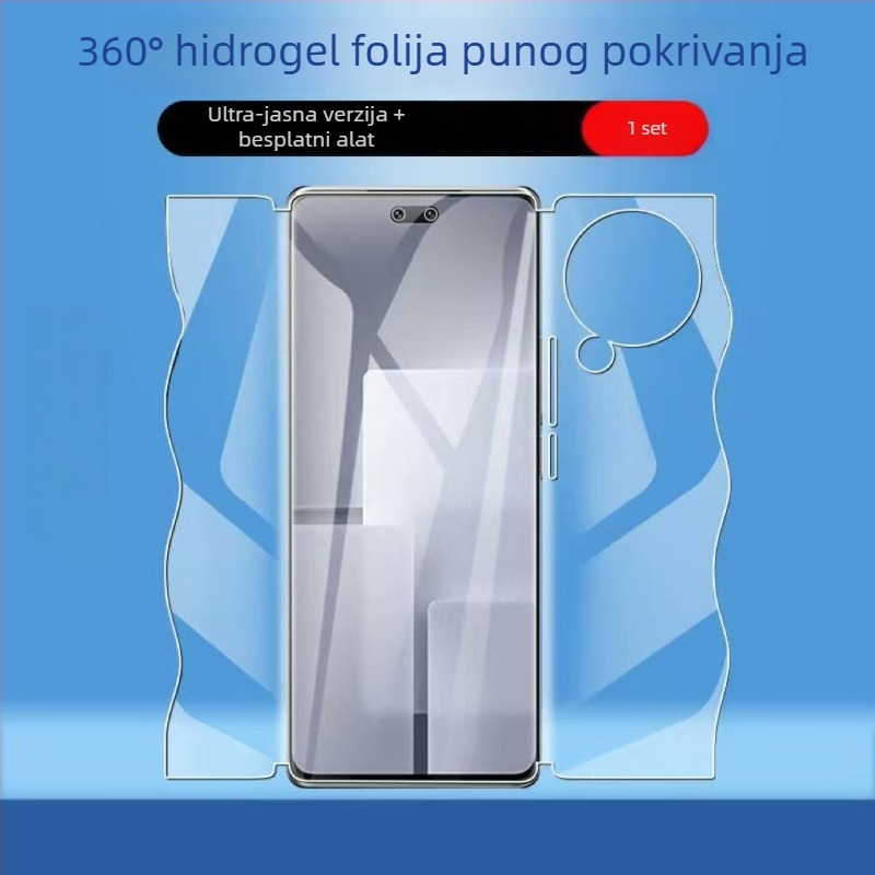 Leptir hidrogel zaštitni film za cijeli zaslon za iPhone 14 Pro/Pro Max – HD, protiv plavog svjetla