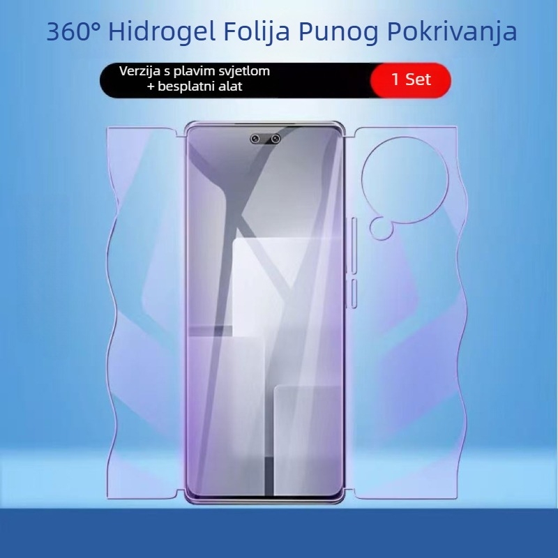 Leptir hidrogel zaštitni film za cijeli zaslon za iPhone 14 Pro/Pro Max – HD, protiv plavog svjetla