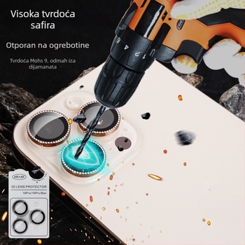 Kaljeni staklo film za objektiv za iPhone 14 Pro Max – HD, anti-refleksijski