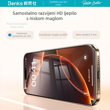 Corning Edge-to-Edge HD staklena zaštita zaslona za Apple 17Pro/17Promax17