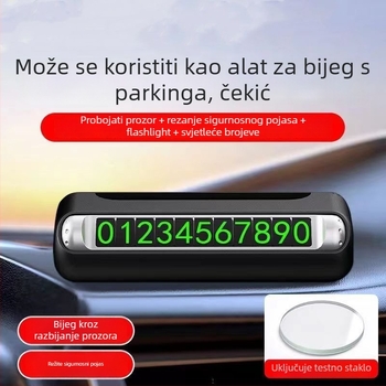 Automobilski sigurnosni čekić za razbijanje prozora, višenamjenski alat, ABS, 150 g, Tongtong optimization