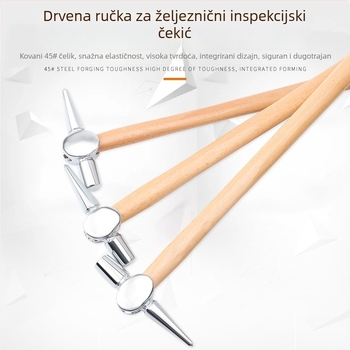 Željezničko ispitno čekić za vlakove - Vrsta: Drugo; Glava čekića: Drugi materijal; Nije uvezen; Nije otporno na eksplozije; Nije otporno na udarce