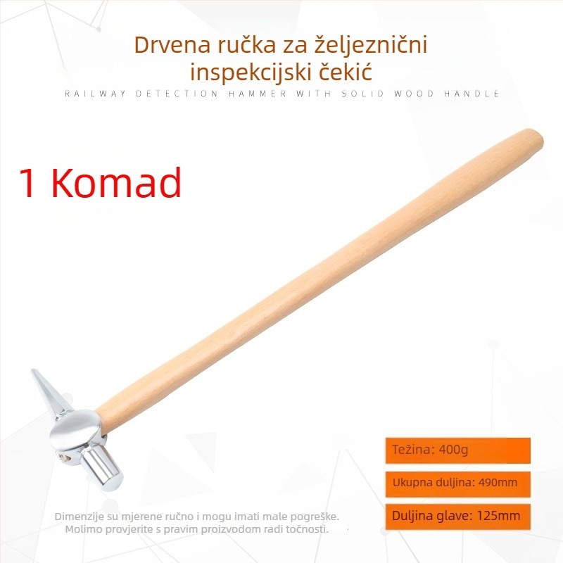 Željezničko ispitno čekić za vlakove - Vrsta: Drugo; Glava čekića: Drugi materijal; Nije uvezen; Nije otporno na eksplozije; Nije otporno na udarce