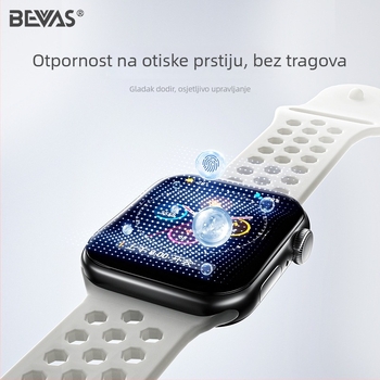 Bevas zaštitna folija za zaslon Apple Watch, PET materijal, Kompatibilno s Apple Watch (Brand: Bevas; Materijal: PET; Kompatibilnost: Apple Watch)