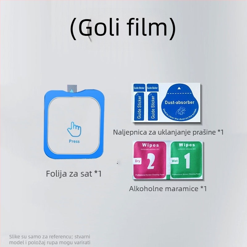 Kaljeno staklo za Apple Watch Ultra 49 mm, precizno poravnanje, HD