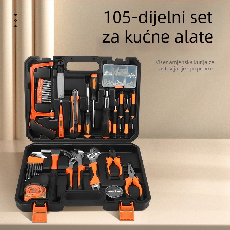 9-djelni set alata za kućnu i automobilsku upotrebu – karbonska čelika, za popravke kod kuće i na vozilu