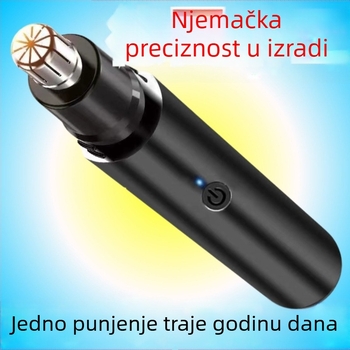 Električni trimer za nosne dlačice, plastično kućište, napajanje iz mreže, nije perivo, bez baterije