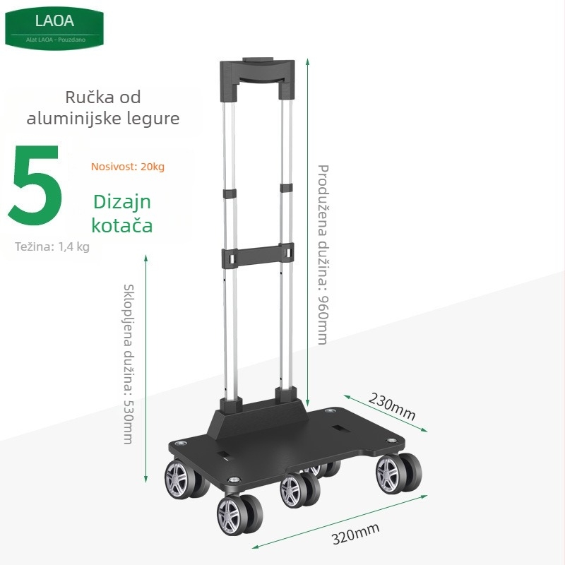 Toolbag na kotačićima od Oxford platna i kanvasa, s dvostrukim naramenicama, za električara i održavanje, model LA210901
