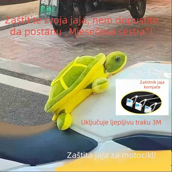 Zaštita intimnog područja motocikla, zaštita jajeta u utrci, jastučić za rezervoar, plišani kornjača — Yu yi, PET materijal