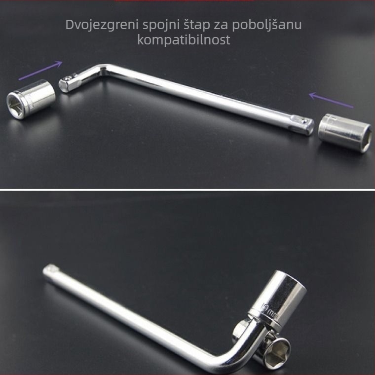 Set alata za popravak automobila u plastičnoj kutiji; marka Yisheng; komplet alata za popravak automobila