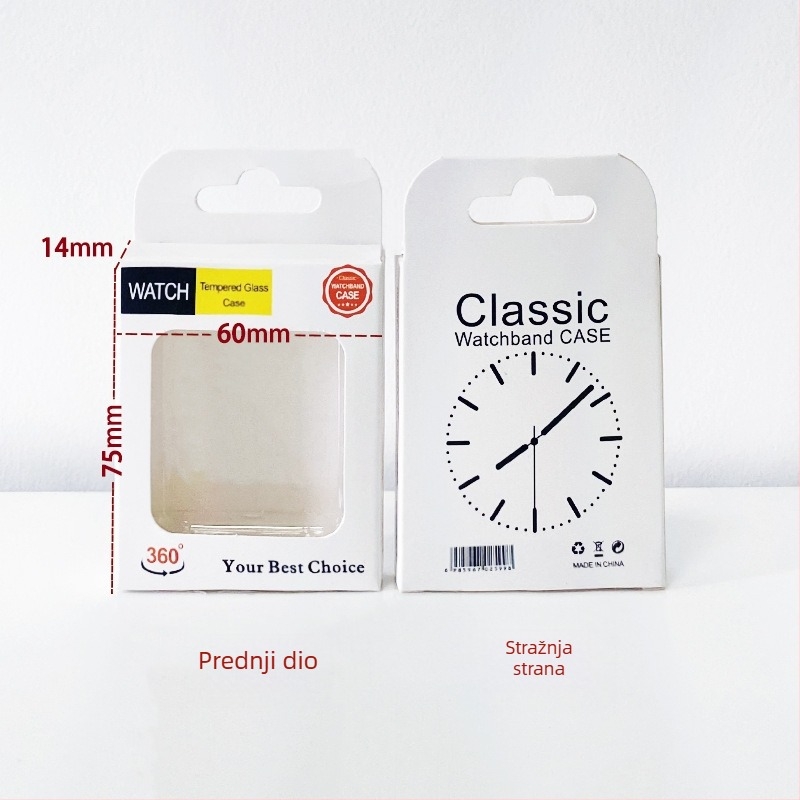 Kutija za ambalažu kućišta Apple Watch - Plastika, offsetno tiskanje, prilagodljivo, nosivost 100 kg