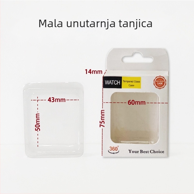Kutija za ambalažu kućišta Apple Watch - Plastika, offsetno tiskanje, prilagodljivo, nosivost 100 kg