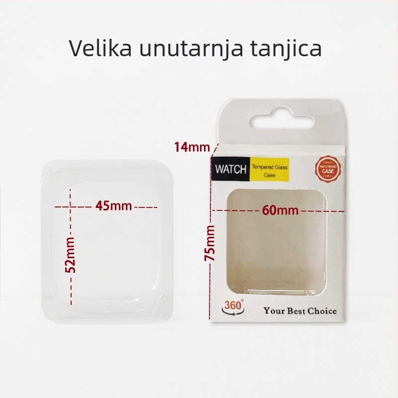 Kutija za ambalažu kućišta Apple Watch - Plastika, offsetno tiskanje, prilagodljivo, nosivost 100 kg